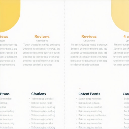 Infographic illustrating how reviews, citations, and content updates influence map rankings