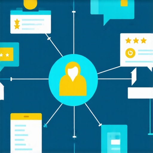 Diagram illustrating interconnected trust signals boosting local search rankings.