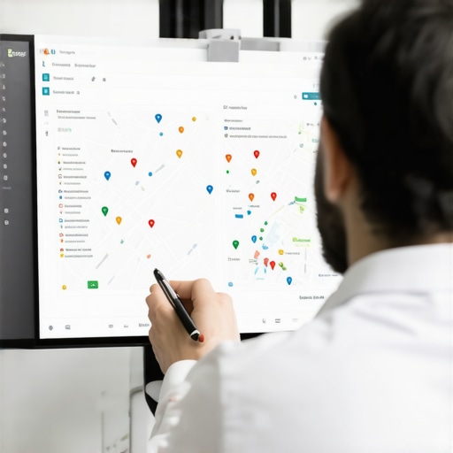 SEO expert reviewing GMB insights for better map rankings