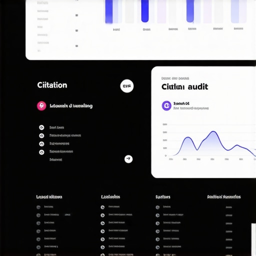 Screenshot of SEO software displaying citation and ranking data