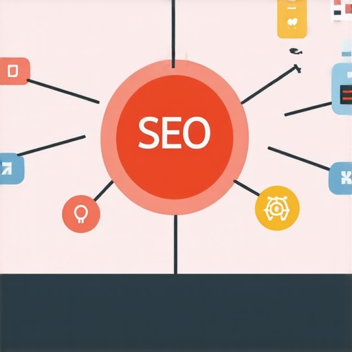 Screenshot of SEO content audit focusing on interconnected keywords and content structure