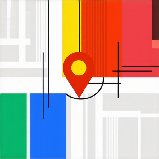 Understanding Local Signals Illustration showing data signals flowing around a Google Maps interface