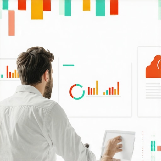 Using Advanced Tools for Maps SEO Maintenance A person managing local SEO analytics dashboard with various tools on multiple screens.