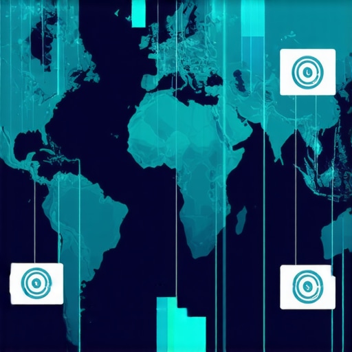 Diagram showing how various location signals combine to influence local search rankings.